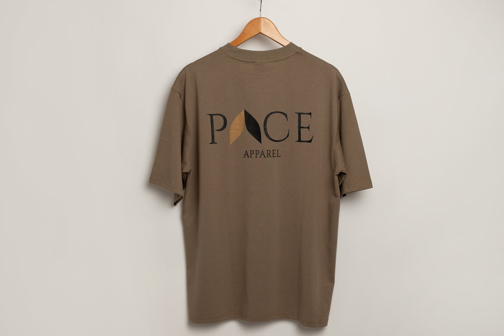 Classic PACE Khaki oversized Tee