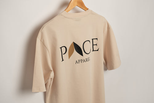 Classic PACE Cream oversized Tee