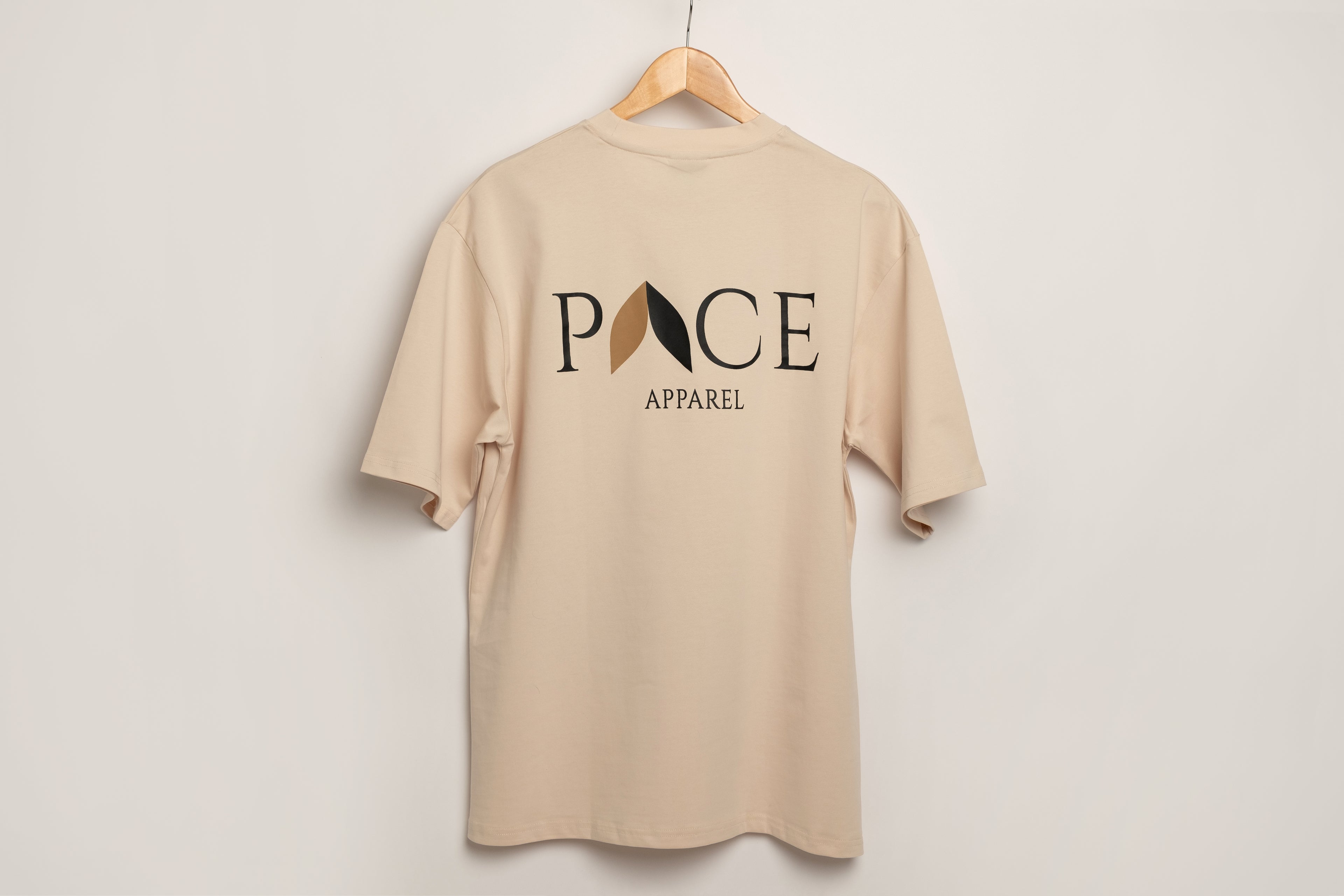 Classic PACE Cream oversized Tee