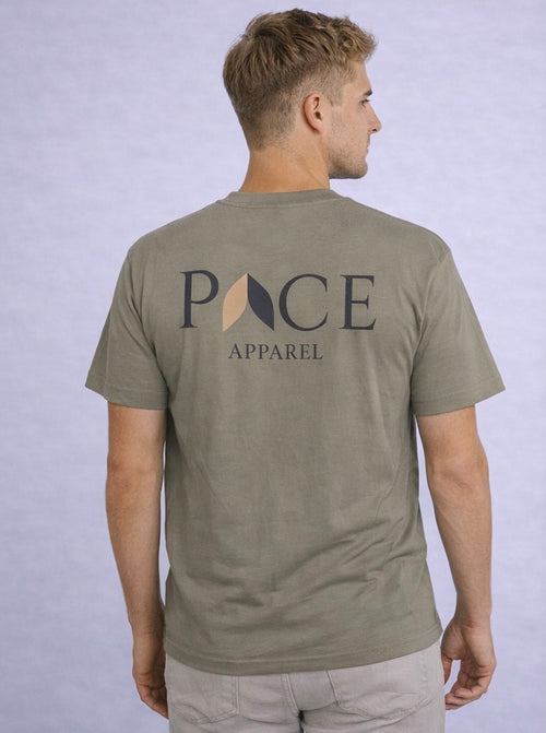 Classic PACE Khaki oversized Tee