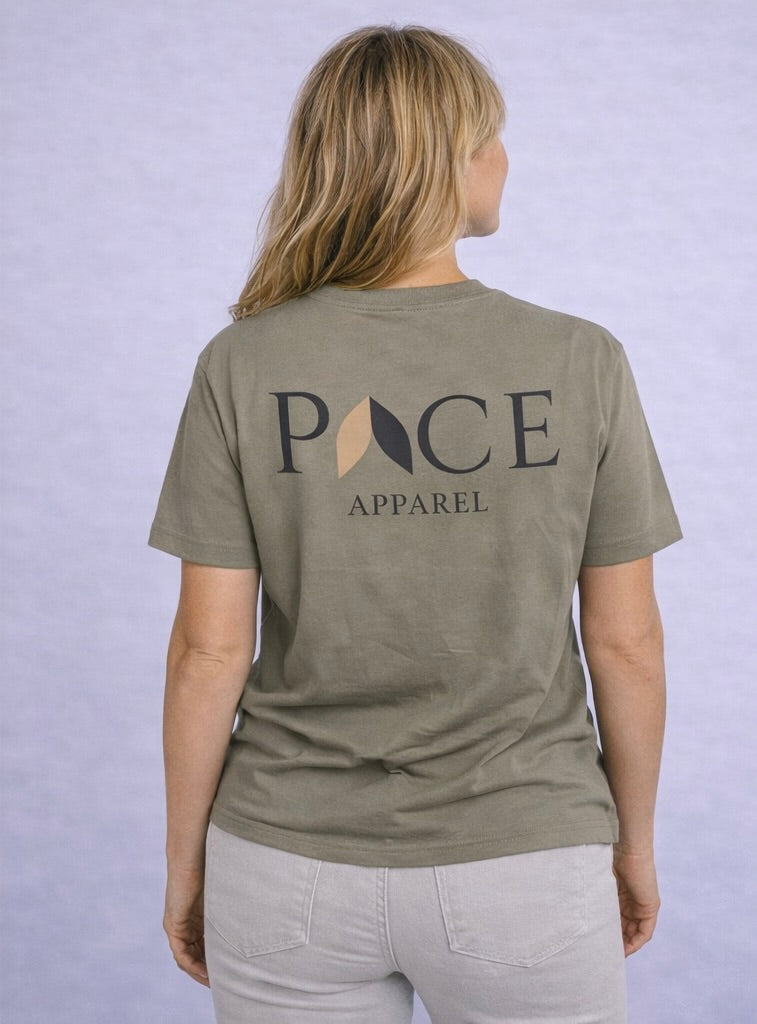 Classic PACE Khaki oversized Tee